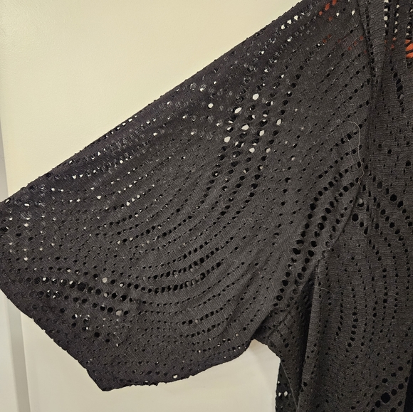 NWT - Cable & Gauge Black Sweater Wrap - Size 2X - Picture 5 of 7